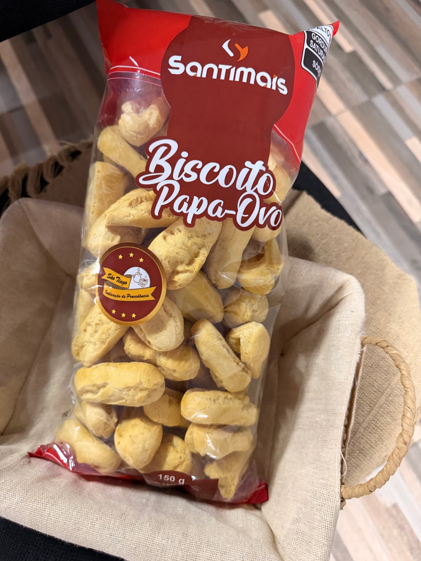 Biscoito Papa Ovo Mineiro Santimais 150g Caixa 26 Unidades Santimais — 26 × 150g