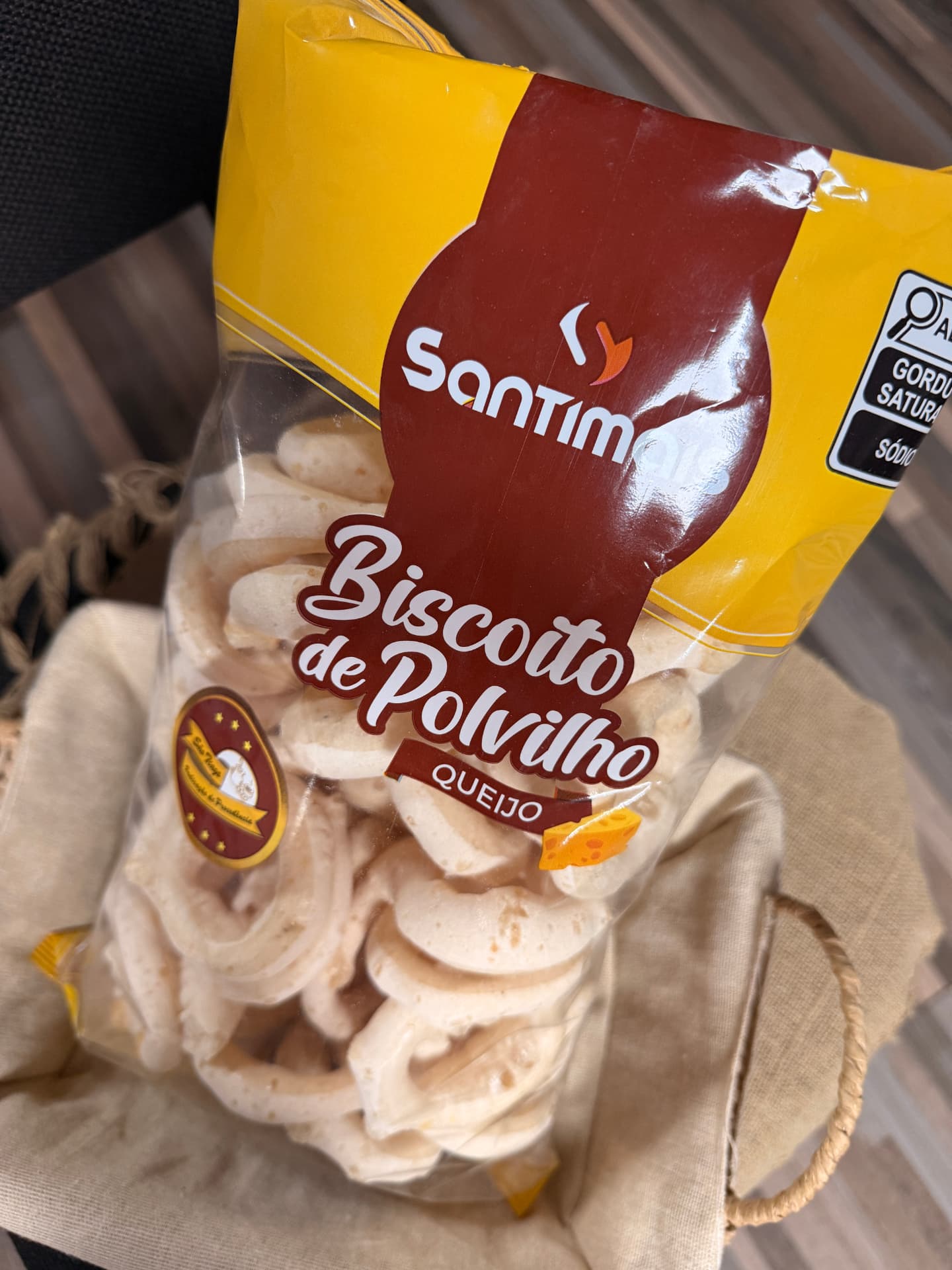 Biscoito De Polvilho Com Queijo Santimais 150g 40 Unidades Santimais — 40 × 150g
